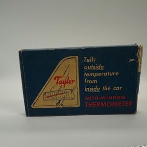 Taylor Auto window thermometer NOS